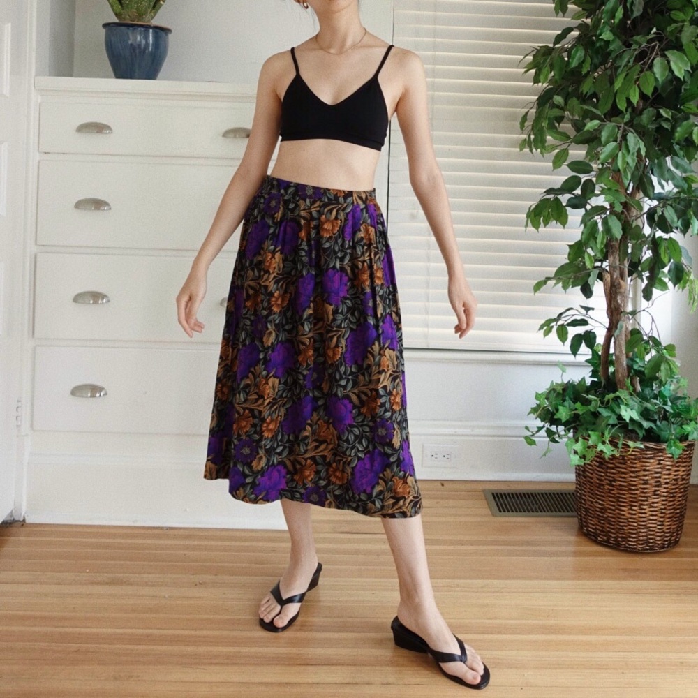 Vintage high waisted midi skirt from 80’/90’s